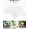 imageiDOO 138pcs Hydroponic Pods Kit with 24 Grow Sponges 12 Grow Baskets 12 Grow Domes 12 Cover 12plant Tags 60 Pod Labels 6 AampampB Plant Food Compatible with All Brands Hydroponics Supplies