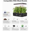 imageiDOO 138pcs Hydroponic Pods Kit with 24 Grow Sponges 12 Grow Baskets 12 Grow Domes 12 Cover 12plant Tags 60 Pod Labels 6 AampampB Plant Food Compatible with All Brands Hydroponics Supplies