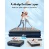 imageiDOO Air Mattress Queen with Built in Pump Blow up Mattress Inflatable Mattress Queen Size for Guests Home Camping 3 Mins InflationDeflation Upgraded Colchones Inflables Comfort Air BedGrey