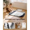 imageiDOO Air Mattress Queen with Built in Pump Blow up Mattress Inflatable Mattress Queen Size for Guests Home Camping 3 Mins InflationDeflation Upgraded Colchones Inflables Comfort Air BedGrey