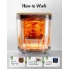 imageiDOO Electric Composter for Kitchen with Carbon Filter Adjustable Time Settings Indoor Compost Bin Food Cycler Waste Composter Kitchen CounterWhite