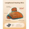 imageiDOO GrapheneInfused Heating Pad for Neck Shoulders and Back 29lb Weighted Heat Pads for Pain Relief FSA Eligible Items Only List Birthday Christmas Gifts for Women Men Elderly 6 Heat BlueAblue