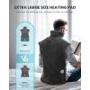 imageiDOO Heating Pad for Back Pain Relief Large Weighted Electric Heat Pad for Neck Shoulders Christmas Birthday Gifts for Women Men Elderly FSA Eligible Items only List 24quotx33quot ETL Certified GrayB24x37