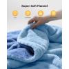imageiDOO Heating Pad for Back Pain Relief Large Weighted Electric Heat Pad for Neck Shoulders Christmas Birthday Gifts for Women Men Elderly FSA Eligible Items only List 24quotx33quot ETL Certified GrayA24x33 Blue