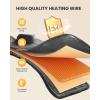 imageiDOO Heating Pad for Back Pain Relief Large Weighted Electric Heat Pad for Neck Shoulders Christmas Birthday Gifts for Women Men Elderly FSA Eligible Items only List 24quotx33quot ETL Certified GrayA24x33