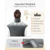 imageiDOO Heating Pad for Neck and Shoulder and Back Gifts for Women Men FSA Eligible Items only List XXL King Size 23quotx32quot Heat Pad for Back Pain Relief Extra Large Back Neck Wrap ETL CertifiedGray 24x33