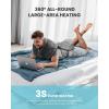 imageiDOO Heating Pad for Neck and Shoulder and Back Gifts for Women Men FSA Eligible Items only List XXL King Size 23quotx32quot Heat Pad for Back Pain Relief Extra Large Back Neck Wrap ETL CertifiedGray 24x33