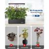 imageiDOO Hydroponics Growing System Kit 12Pods Christmas Gifts for Women Mom Herb Garden Indoor with LED Grow Light for Home Builtin Fan AutoTimer Adjustable Height Up to 113quot 12Pods WiFiBlackBlack