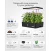 imageiDOO Hydroponics Growing System Kit 12Pods Christmas Gifts for Women Mom Herb Garden Indoor with LED Grow Light for Home Builtin Fan AutoTimer Adjustable Height Up to 113quot 12Pods WiFiBlackBlack