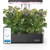 imageiDOO Hydroponics Growing System Kit 12Pods Christmas Gifts for Women Mom Herb Garden Indoor with LED Grow Light for Home Builtin Fan AutoTimer Adjustable Height Up to 113quot 12Pods WiFiBlackBlack