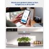 imageiDOO Hydroponics Growing System Kit 12Pods Christmas Gifts for Women Mom Herb Garden Indoor with LED Grow Light for Home Builtin Fan AutoTimer Adjustable Height Up to 113quot 12Pods WiFiBlackBlack