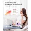 imageiDOO Portable Heating Pad FSA Eligible Items Only List Period Heating Pad with 3 Heat Levels and 3 Massage Modes Electric Fast Heating Belly Wrap Belt Gifts for Girlfriend Mom Wife Women PurpleCpurple