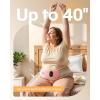 imageiDOO Portable Heating Pad FSA Eligible Items Only List Period Heating Pad with 3 Heat Levels and 3 Massage Modes Electric Fast Heating Belly Wrap Belt Gifts for Girlfriend Mom Wife Women PurpleApink