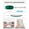 imageiDOO Portable Heating Pad FSA Eligible Items Only List Period Heating Pad with 3 Heat Levels and 3 Massage Modes Electric Fast Heating Belly Wrap Belt Gifts for Girlfriend Mom Wife Women PurpleGreen