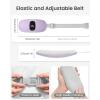 imageiDOO Portable Heating Pad FSA Eligible Items Only List Period Heating Pad with 3 Heat Levels and 3 Massage Modes Electric Fast Heating Belly Wrap Belt Gifts for Girlfriend Mom Wife Women PurpleCpurple