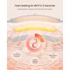 imageiDOO Portable Heating Pad for Period Cramps FSA Eligible Items Only List Cramps Heat Pad Women Cordless Heating Pad for Back Pain Relief Gifts for Girlfriend Mom Wife WomenPure White