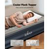 imageiDOO Twin XL Air Mattress with Built in Pump 18 Inch Tall Blow up Mattress 80 Extra Long Air Bed for Tall Adult 2Min Portable Inflatable Mattress Twin Home Camping Guest Bed Colchon Inflable