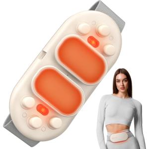 imageiDOO Portable Heating Pad for Period Cramps FSA Eligible Items Only List Cramps Heat Pad Women Cordless Heating Pad for Back Pain Relief Gifts for Girlfriend Mom Wife WomenOff White