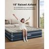 imageiDOO California King Air Mattress with Built in Pump 18 Inch Tall Blow up Mattress King 84 Extra Long Air Bed for Tall Adult Portable Inflatable Mattress for Home Guest Bed Colchon Inflable