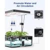 imageiDOO Hydroponics Growing System Kit 12Pods Indoor Herb Garden System with LED Grow Light Builtin Fan AutoTimer Adjustable Height Up to 113quot for Home School for Women MomBlack