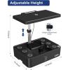 imageiDOO Hydroponics Growing System Kit 12Pods Indoor Herb Garden System with LED Grow Light Builtin Fan AutoTimer Adjustable Height Up to 113quot for Home School for Women MomBlack