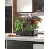 imageiDOO Hydroponics Growing System Kit 12Pods Indoor Herb Garden System with LED Grow Light Builtin Fan AutoTimer Adjustable Height Up to 113quot for Home School for Women MomBlack