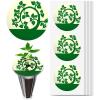 imageiDOO 102Pcs Seed Pot Labels Sticker PVC Round Peel and Stick Hydroponic Garden Label Plant Grow Basket Label