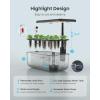 imageiDOO Hydroponics Growing System Kit 12 Pods Christmas Gifts Gardening Gifts for Women Mom Dad Kids Indoor Herb Garden with LED Grow Light for Home School Indoor Plants Good for Mental HealthTransparent
