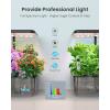 imageiDOO Hydroponics Growing System Kit 12 Pods Christmas Gifts Gardening Gifts for Women Mom Dad Kids Indoor Herb Garden with LED Grow Light for Home School Indoor Plants Good for Mental HealthTransparent