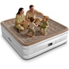 image:imageiDOO Air Mattress Full with Built in Pump Upgraded Inflatable Blow up Mattress for Camping Home and Guest Portable amp Foldable Air Bed of Durable Wave Beam Strong Support Colchones InflablesBrown