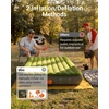 image:imageiDOO Portable Camping Essentials Mattress 10 Queen Air Mattress with Cordless Rechargeable Pump 2in1 Fast Inflation Builtin LED Light USB Charging Retractable Camping Cot Sleeping PadGreen With Rechargeable Cordless Pump